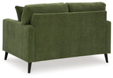 Bixler Olive Loveseat by Ashley at Eve Furniture
