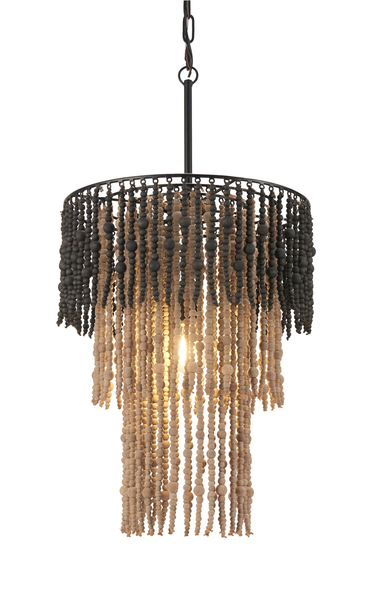 Bizu Black & Beige Ceiling Lamp by Zuomod at Eve Furniture