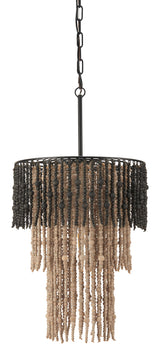 Bizu Black & Beige Ceiling Lamp by Zuomod at Eve Furniture