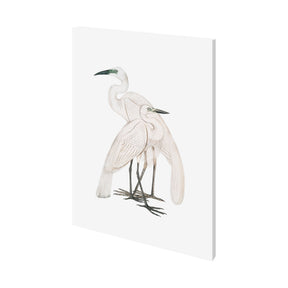 Black Billed Heron by Maria Mendez a Hand Embellished Textured Canvas by Mercana at Eve Furniture