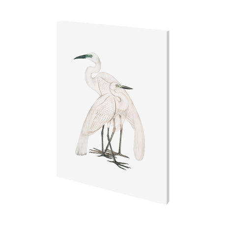 Black Billed Heron by Maria Mendez a Hand Embellished Textured Canvas by Mercana at Eve Furniture