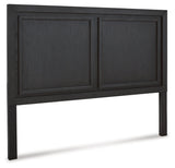 Foyland Queen Panel Storage Bed with Dresser in Black/Brown