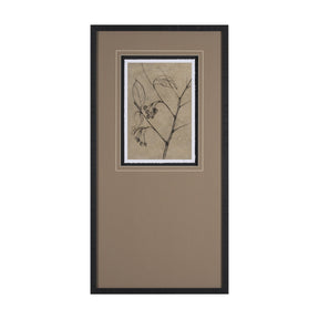 Black Chokecherry 2 by Mercana Studio a Hand Embellished Framed Art Print Matted under Glass by Mercana at Eve Furniture