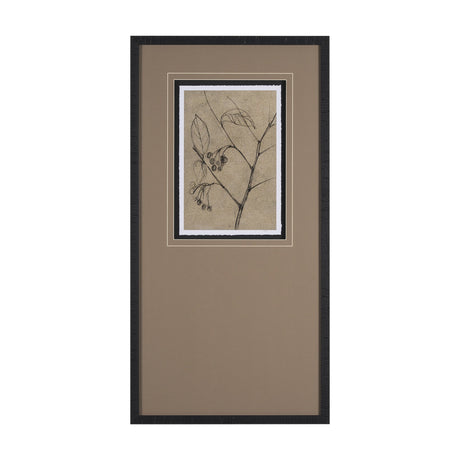 Black Chokecherry 2 by Mercana Studio a Hand Embellished Framed Art Print Matted under Glass by Mercana at Eve Furniture