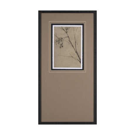 Black Chokecherry 3 by Mercana Studio a Hand Embellished Framed Art Print Matted under Glass by Mercana at Eve Furniture