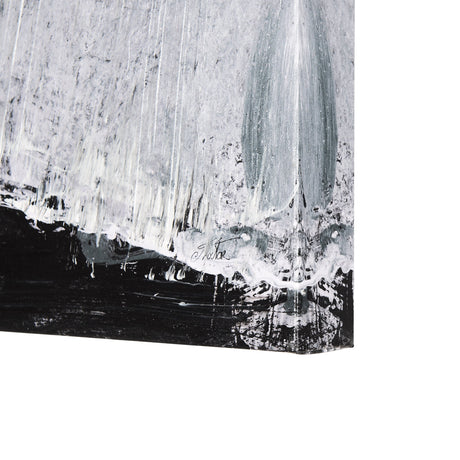 Black Composition I by Mercana Studio a Hand Embellished Textured Canvas by Mercana at Eve Furniture