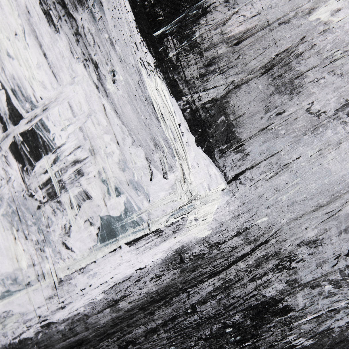 Black Composition I by Mercana Studio a Hand Embellished Textured Canvas by Mercana at Eve Furniture