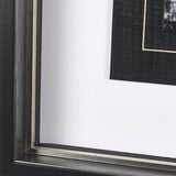 Black Composition II by Mercana Studio Hand Embellished Textured Framed Art Print Matted under Glass by Mercana at Eve Furniture