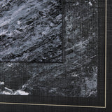 Black Composition II by Mercana Studio Hand Embellished Textured Framed Art Print Matted under Glass by Mercana at Eve Furniture