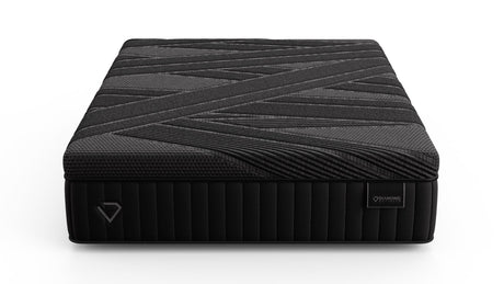 Black Diamond Summit Hybrid 15" Firm Black California King Mattress by Diamond Mattress at Eve Furniture