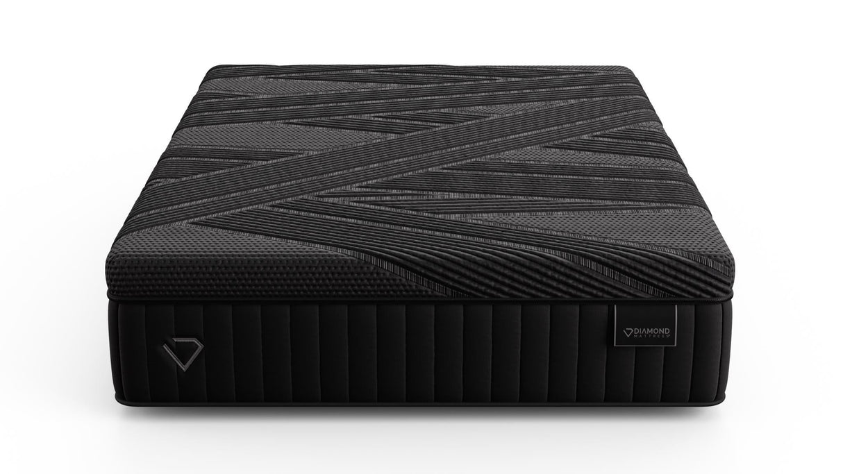 Black Diamond Summit Hybrid 15" Medium Black Twin Mattress by Diamond Mattress at Eve Furniture
