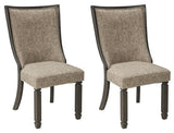 Tyler Creek Black/Grayish Brown Dining Chair, Set of 2