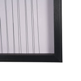 Black Reeds Yellow Abstract by Cats And Dogs Hand-Embellish Textured Framed Artwork Matt under Glass by Mercana at Eve Furniture