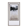 Black Strokes I by Mercana Studio a Hand Embellished Textured Framed Art Print Matted under Glass by Mercana at Eve Furniture