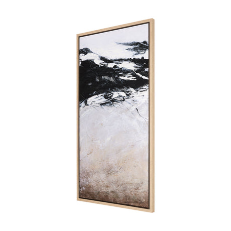 Black Strokes I by Mercana Studio a Hand Embellished Textured Framed Canvas by Mercana at Eve Furniture