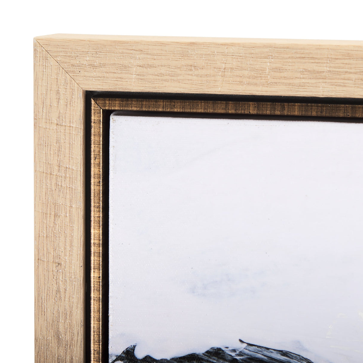 Black Strokes I by Mercana Studio a Hand Embellished Textured Framed Canvas by Mercana at Eve Furniture