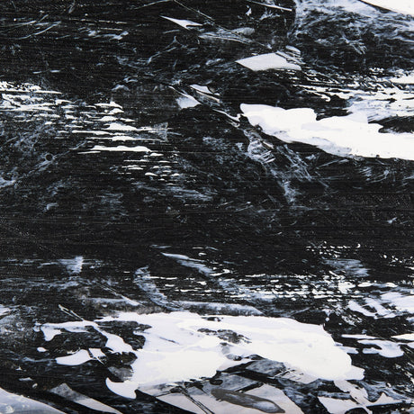 Black Strokes I by Mercana Studio a Hand Embellished Textured Framed Canvas by Mercana at Eve Furniture