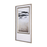 Black Strokes II by Mercana Studio a Hand Embellished Textured Framed Art Print Matted under Glass by Mercana at Eve Furniture