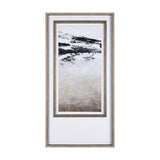 Black Strokes II by Mercana Studio a Hand Embellished Textured Framed Art Print Matted under Glass by Mercana at Eve Furniture