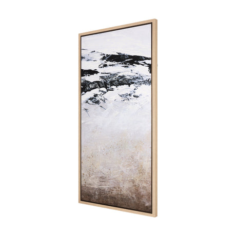 Black Strokes II by Mercana Studio a Hand Embellished Textured Framed Canvas by Mercana at Eve Furniture