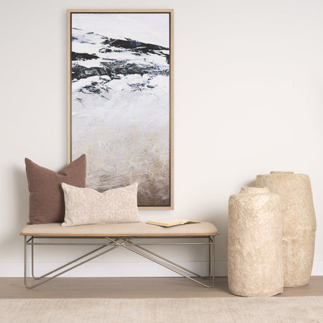 Black Strokes II by Mercana Studio a Hand Embellished Textured Framed Canvas by Mercana at Eve Furniture