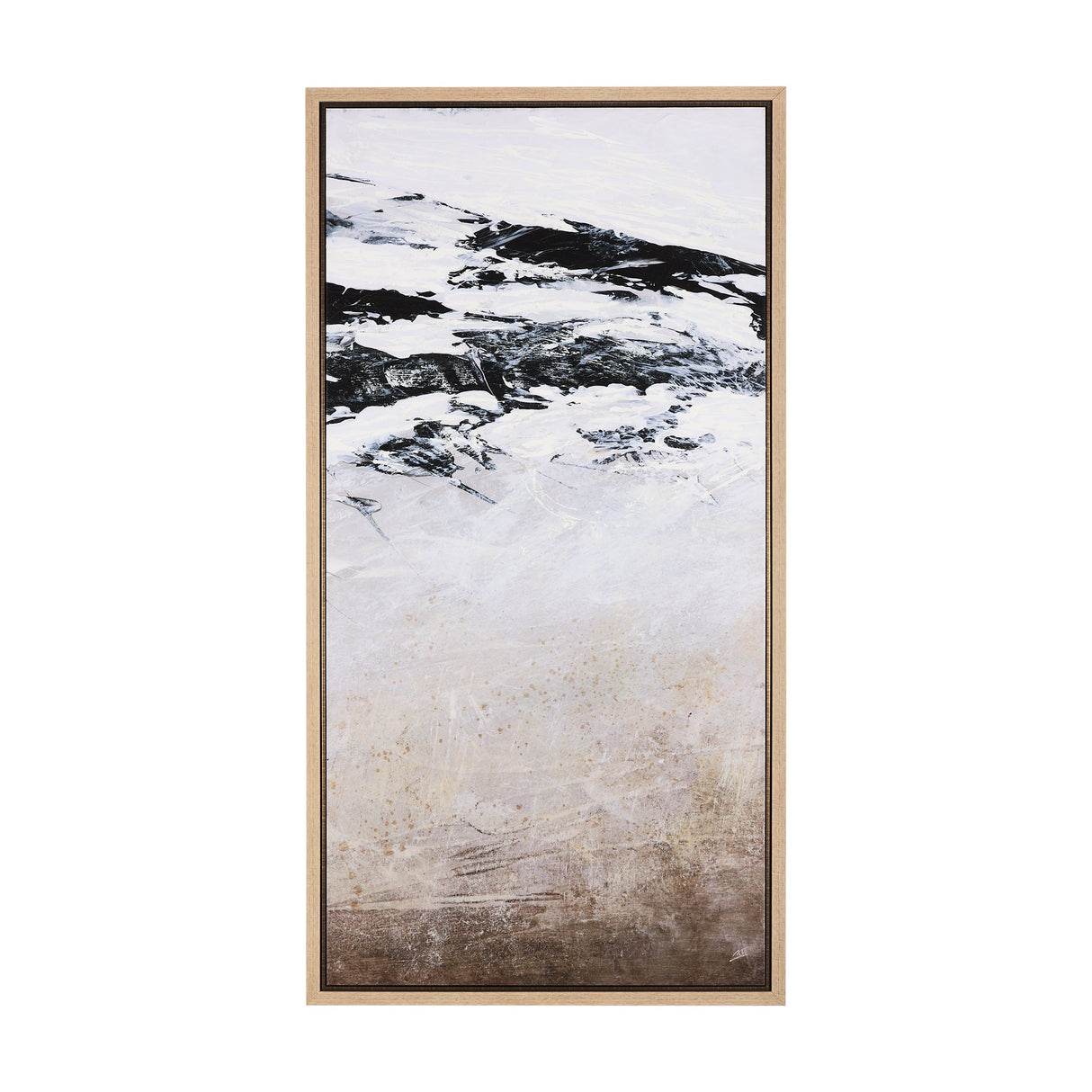 Black Strokes II by Mercana Studio a Hand Embellished Textured Framed Canvas by Mercana at Eve Furniture