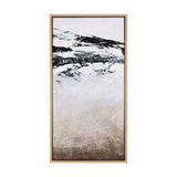 Black Strokes II by Mercana Studio a Hand Embellished Textured Framed Canvas by Mercana at Eve Furniture