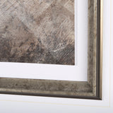 Black Strokes III by Mercana Studio a Hand Embellished Textured Framed Art Print Matted under Glass by Mercana at Eve Furniture