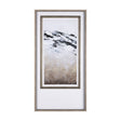 Black Strokes III by Mercana Studio a Hand Embellished Textured Framed Art Print Matted under Glass by Mercana at Eve Furniture
