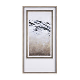 Black Strokes III by Mercana Studio a Hand Embellished Textured Framed Art Print Matted under Glass by Mercana at Eve Furniture