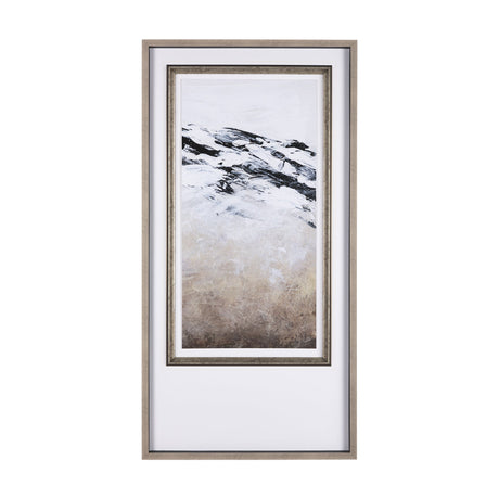 Black Strokes III by Mercana Studio a Hand Embellished Textured Framed Art Print Matted under Glass by Mercana at Eve Furniture