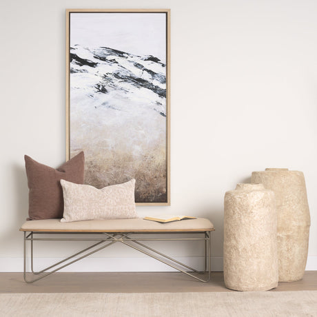 Black Strokes III by Mercana Studio a Hand Embellished Textured Framed Canvas by Mercana at Eve Furniture