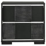 Blacktoft 2-Drawer Nightstand Black