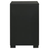 Blacktoft 2-Drawer Nightstand Black