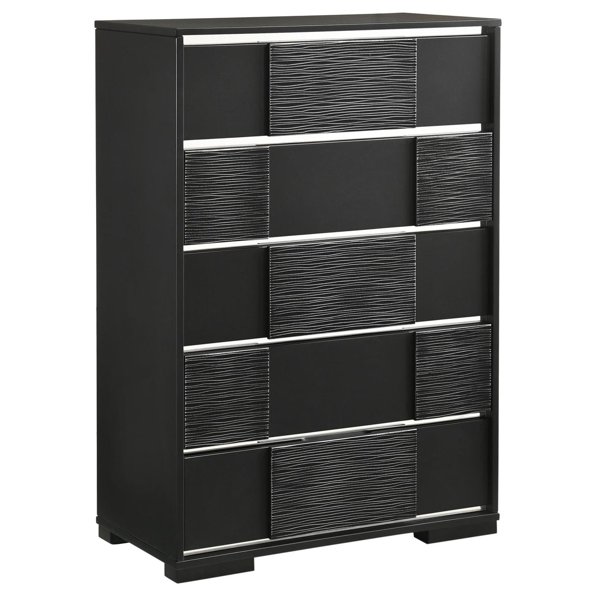 Blacktoft Black 5-Drawer Chest