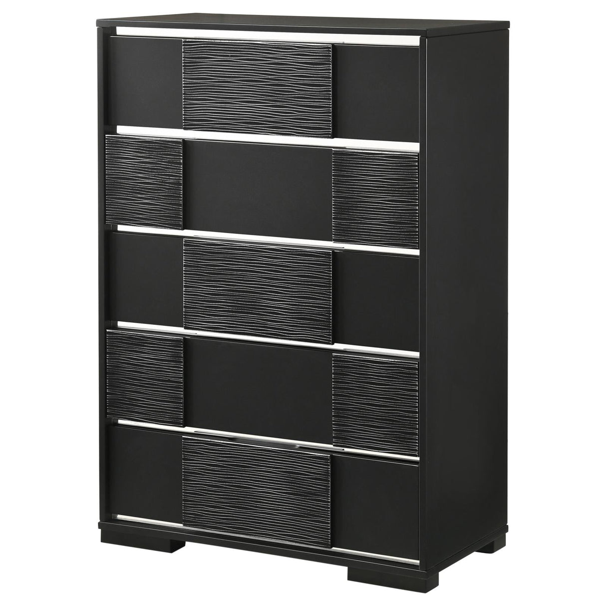 Blacktoft Black 5-Drawer Chest