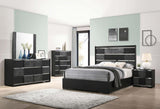 Blacktoft Black Rectangle Dresser Mirror by Coaster at Eve Furniture