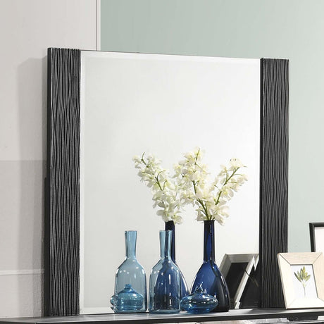 Blacktoft Black Rectangle Dresser Mirror by Coaster at Eve Furniture