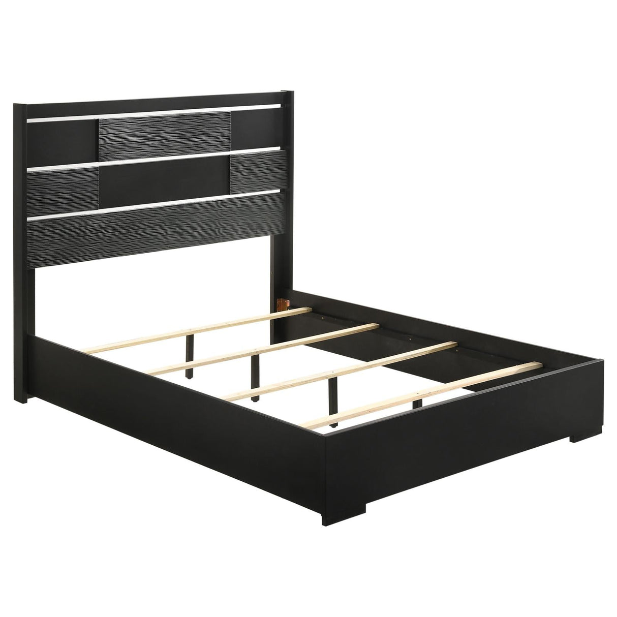 Blacktoft Eastern King Panel Bed Black