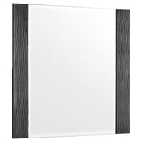 Blacktoft Black Rectangle Dresser Mirror