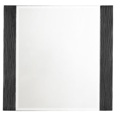 Blacktoft Black Rectangle Dresser Mirror