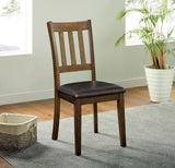 Blackwood Walnut/Dark Brown 3 Pc. Round Table Set by Furniture of America at Eve Furniture