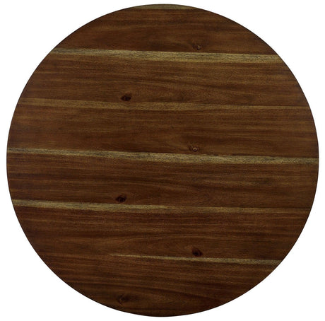 Blackwood Walnut/Dark Brown 5 Pc. Round Table Set by Furniture of America at Eve Furniture
