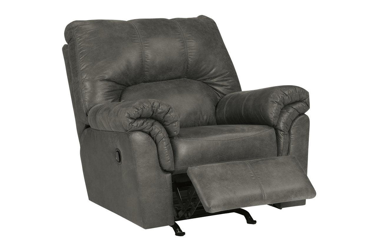 Bladen Slate Rocker Recliner by Ashley at Eve Furniture