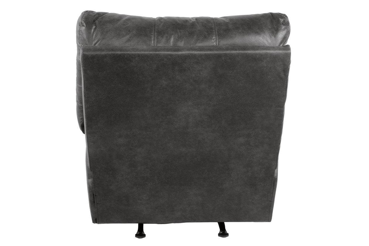 Bladen Slate Rocker Recliner by Ashley at Eve Furniture