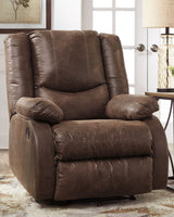 Bladewood Coffee Recliner by Ashley at Eve Furniture