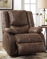 Bladewood Coffee Recliner by Ashley at Eve Furniture