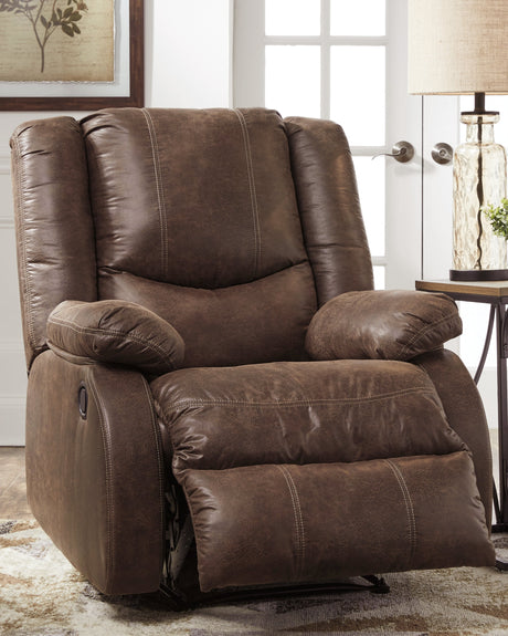 Bladewood Coffee Recliner by Ashley at Eve Furniture