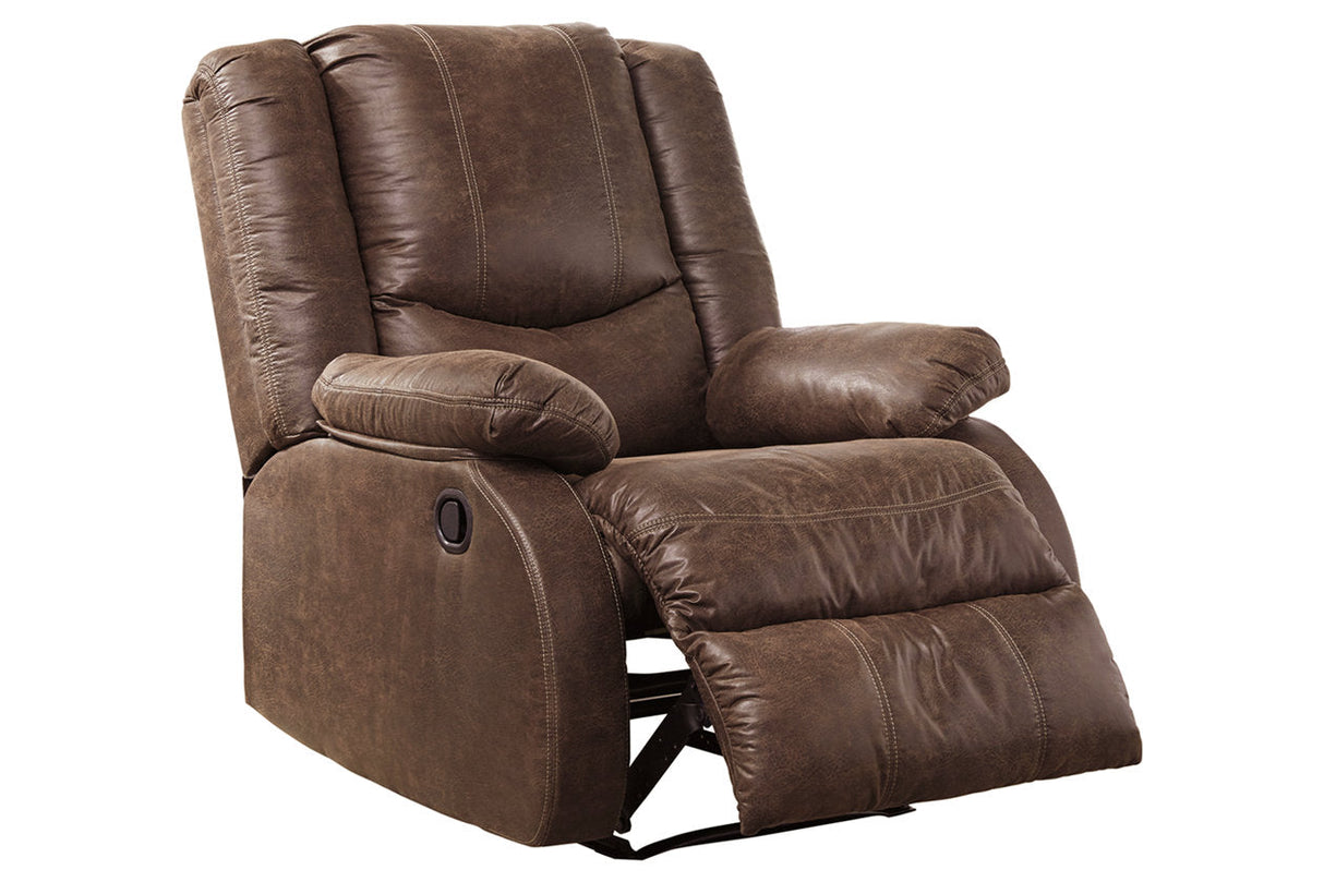 Bladewood Coffee Recliner by Ashley at Eve Furniture