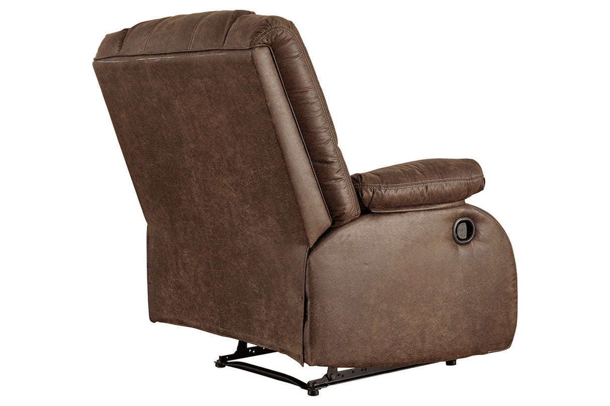Bladewood Coffee Recliner by Ashley at Eve Furniture